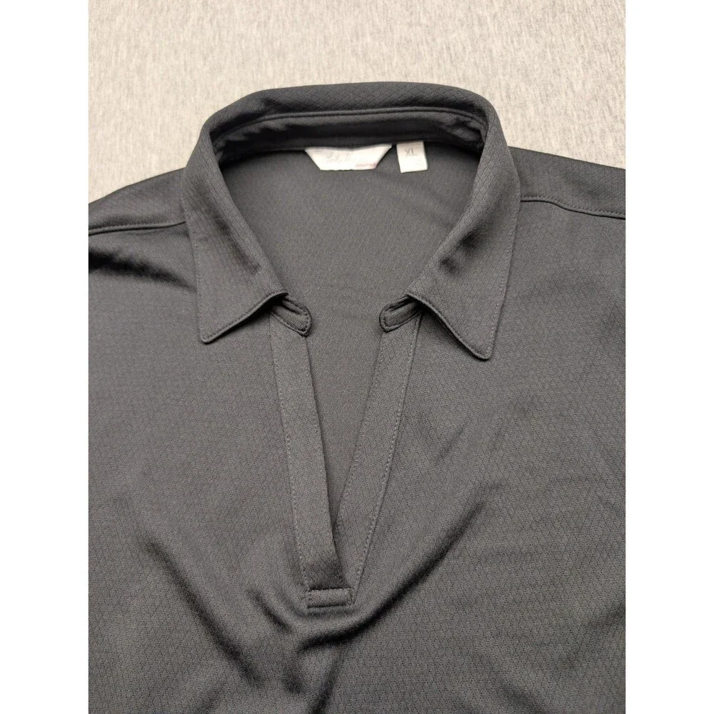 EUC Lady Hagen Women's Black Golf Shirt Size XL Short Sleeve